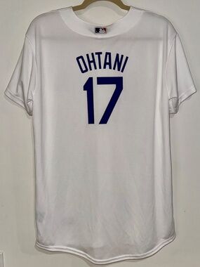 SHOHEI OHTANI Los Angeles Dodgers NIKE #17 MLB Home Jersey - Youth XL 18-20 NEW